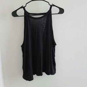 H&M - Open back black tank top - M